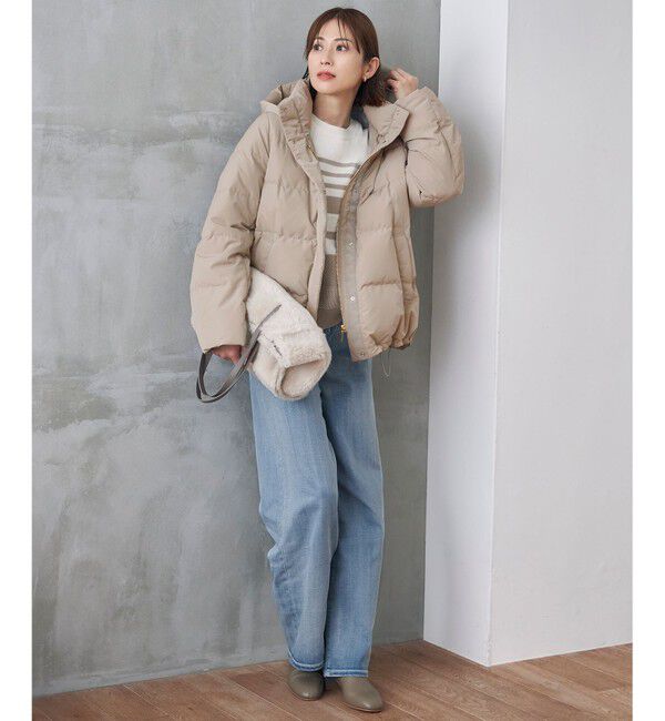 自由区「【洗える】コットンポリミドルゲージ ニット」|ニット・セーター|