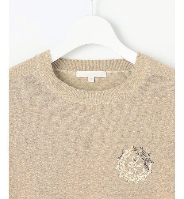 自由区「【カタログ掲載・洗える】エンブレム ニット」|ニット・セーター|