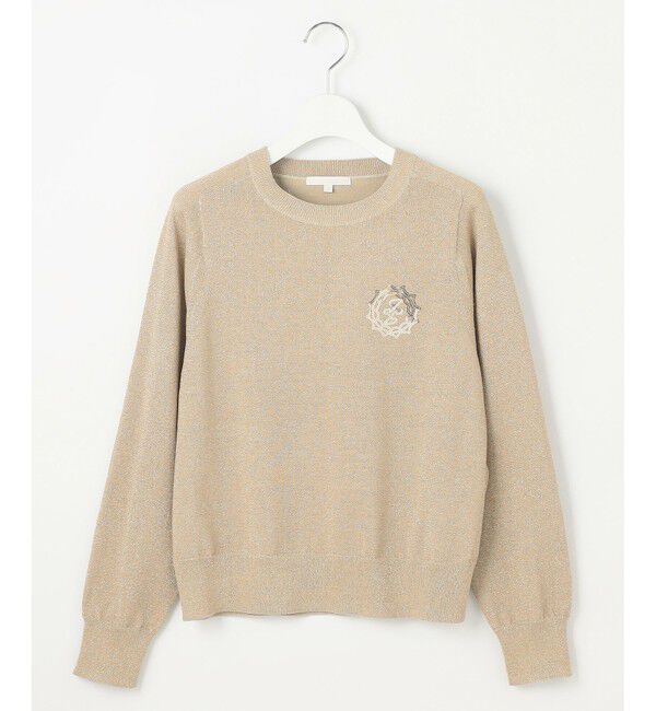 自由区「【カタログ掲載・洗える】エンブレム ニット」|ニット・セーター|