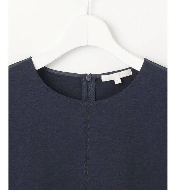 自由区「【接触冷感・UVカット・吸水速乾・抗菌防臭・洗える】ハイツイストポンチペプラム カットソー」|Tシャツ・カットソー|