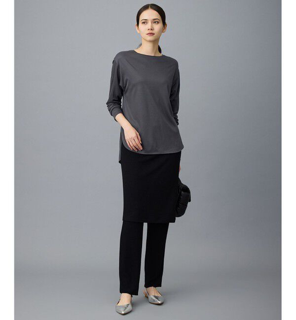 自由区「ブラウスライクジャージー カットソー」|Tシャツ・カットソー|