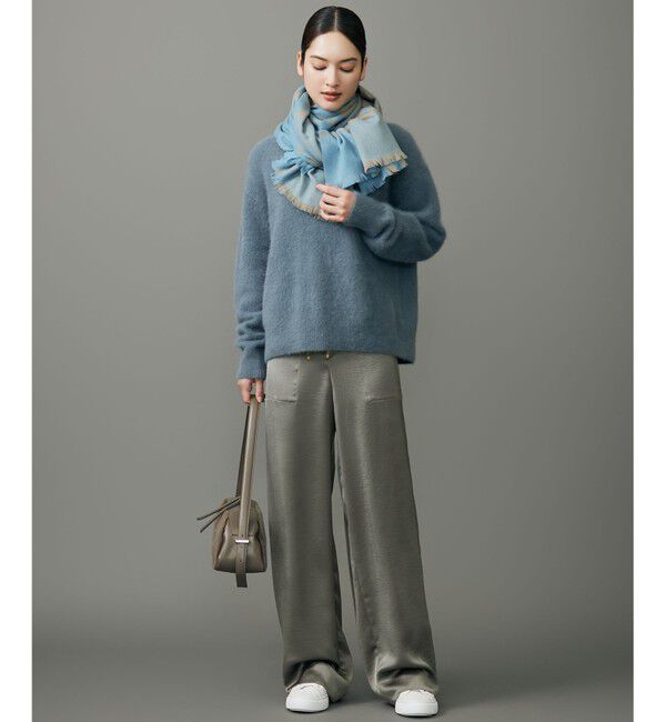 自由区「【SHIHOさん着用】ヘアリーフォックスプルオーバー ニット」|ニット・セーター|