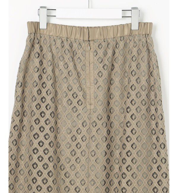 自由区「【SHIHOさん着用・こだわり素材】パネルレース スカート」|スカート|