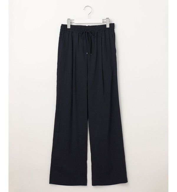 23区「【洗える】リネンレーヨンストレッチ ドロスト パンツ」|その他|