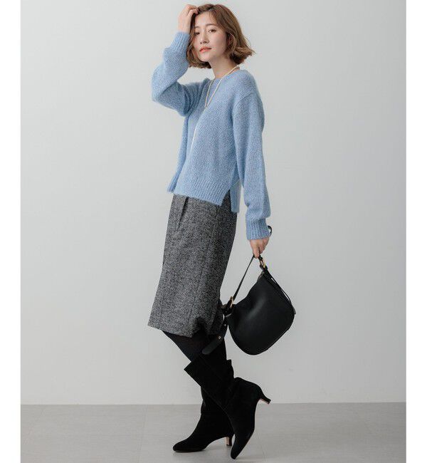 23区「ヘリンボーンループツイード ハーフパンツ」|その他|