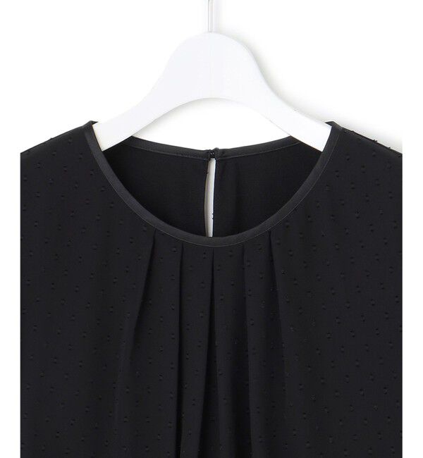 23区「【洗える】ドビードットシフォン ブラウス」|Tシャツ・カットソー|