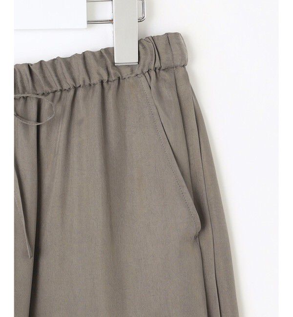 23区「【SLOW/一部店舗限定】キュプラフィブリルクロス サイドライン ワイドパンツ」|その他|