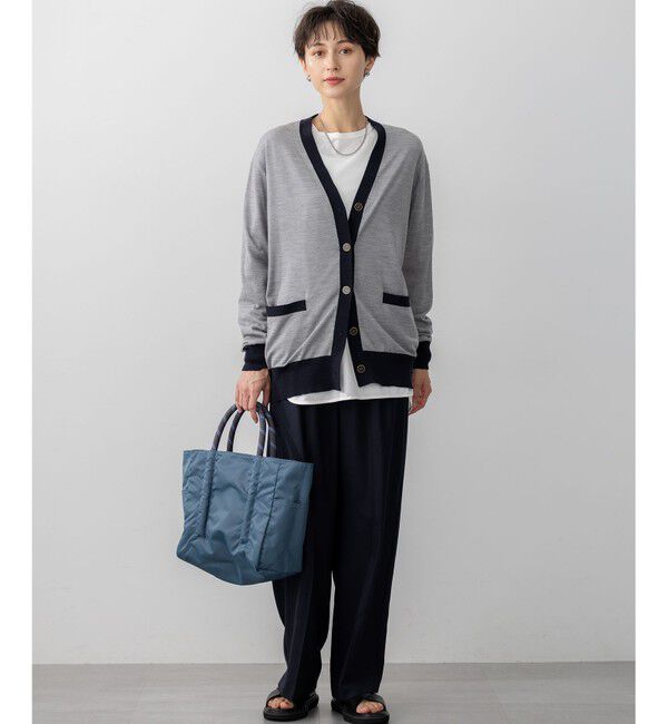 23区「【大好評素材/洗える】コットンベアジャージー ロング Tシャツ」|Tシャツ・カットソー|