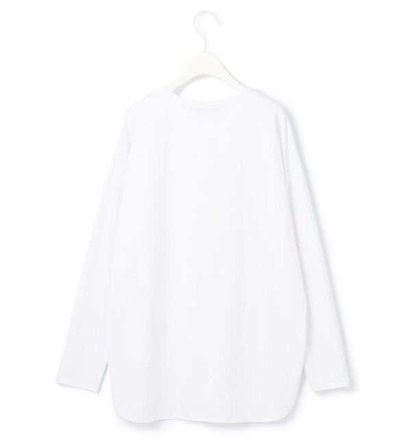 23区「【大好評素材/洗える】コットンベアジャージー ロング Tシャツ」|Tシャツ・カットソー|