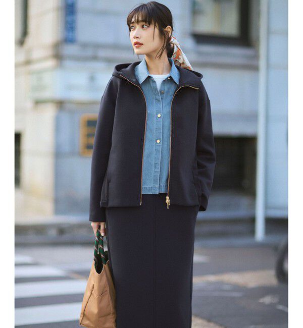 23区「【大好評素材/洗える】コットンベアジャージー ロング Tシャツ」|Tシャツ・カットソー|