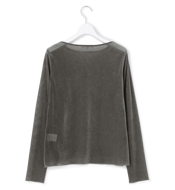 23区「【SLOW/一部店舗限定】ブラッシュドチュール メッシュベロア カットソー」|Tシャツ・カットソー|