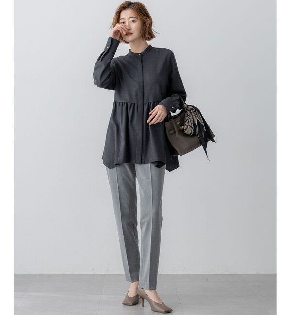 23区「【VERY掲載/撥水加工/洗える】TRストレッチギャバ テーパード パンツ」|その他|