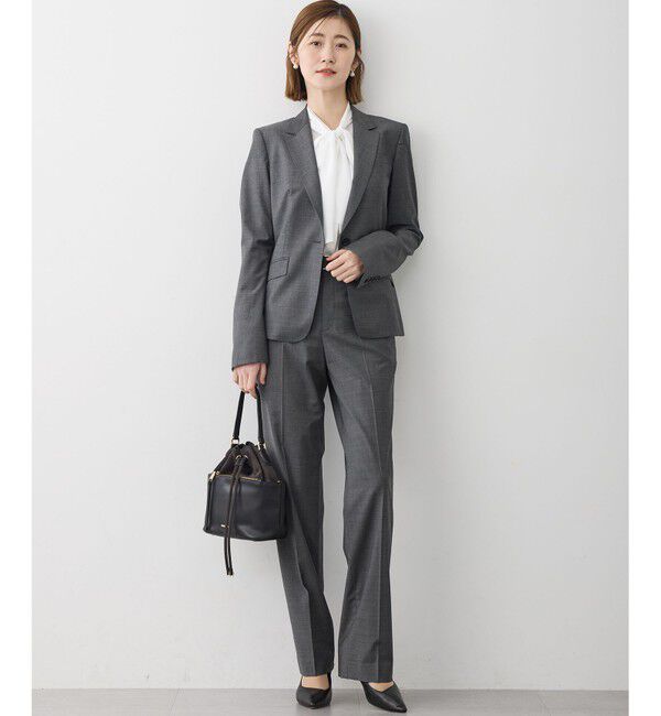 23区「【セットアップ着用/VERY掲載】ファインネスウール テーパード パンツ」|その他|