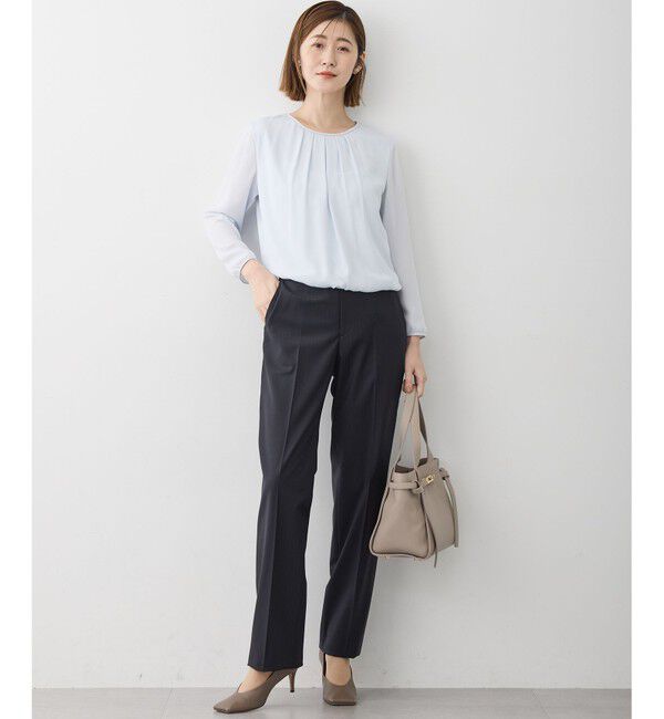 23区「【セットアップ着用/VERY掲載】ファインネスウール テーパード パンツ」|その他|