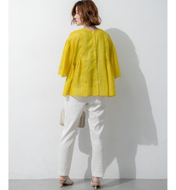 23区「【CanCam掲載】リネンレーヨンストレッチ テーパード パンツ」|その他|