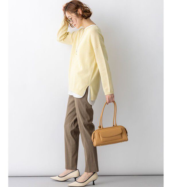 23区「【CanCam掲載】リネンレーヨンストレッチ テーパード パンツ」|その他|