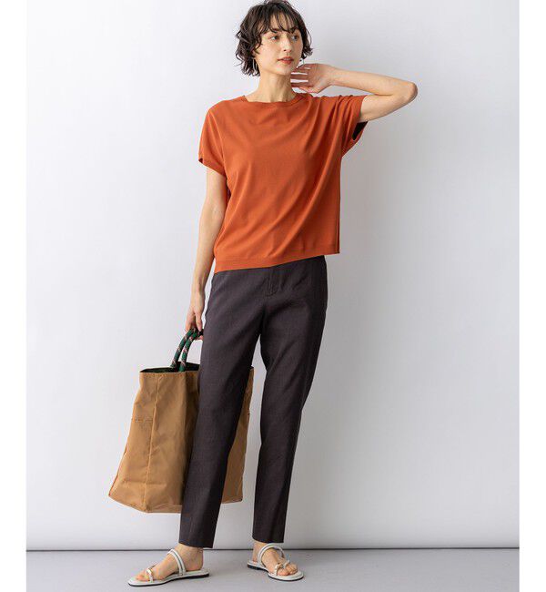 23区「【CanCam掲載】リネンレーヨンストレッチ テーパード パンツ」|その他|