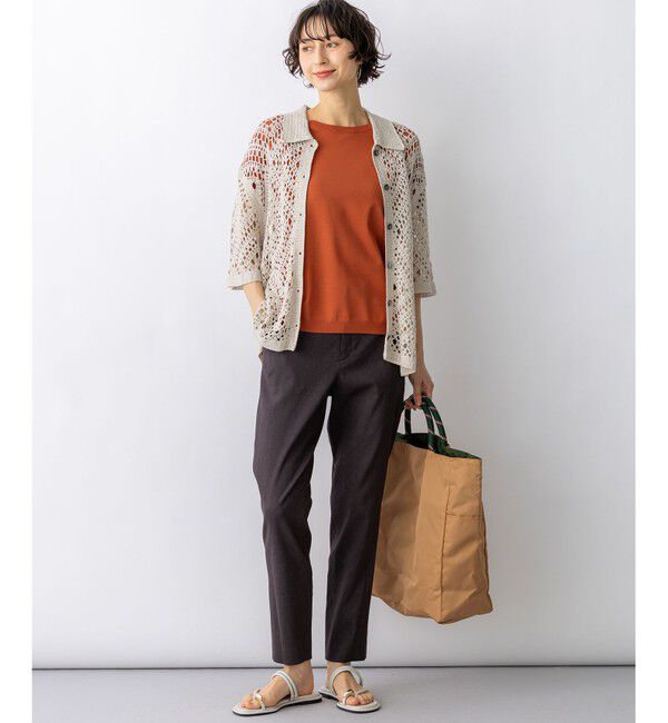 23区「【CanCam掲載】リネンレーヨンストレッチ テーパード パンツ」|その他|