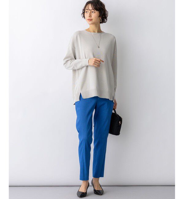 23区「【CanCam掲載】リネンレーヨンストレッチ テーパード パンツ」|その他|