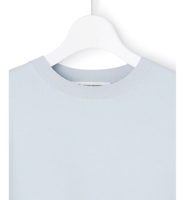 23区「レーヨンポリエステルストレッチ フレンチスリーブ ニット」|ニット・セーター|