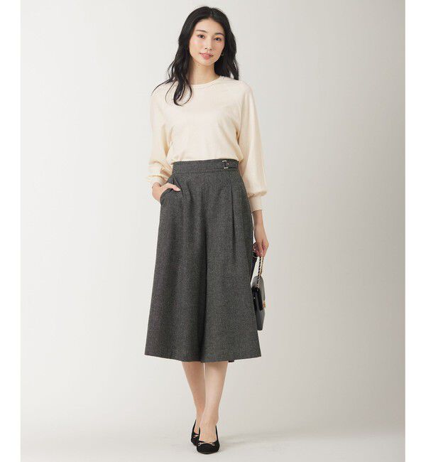 any SiS「ホームスパンワイドクロップド パンツ」|その他|