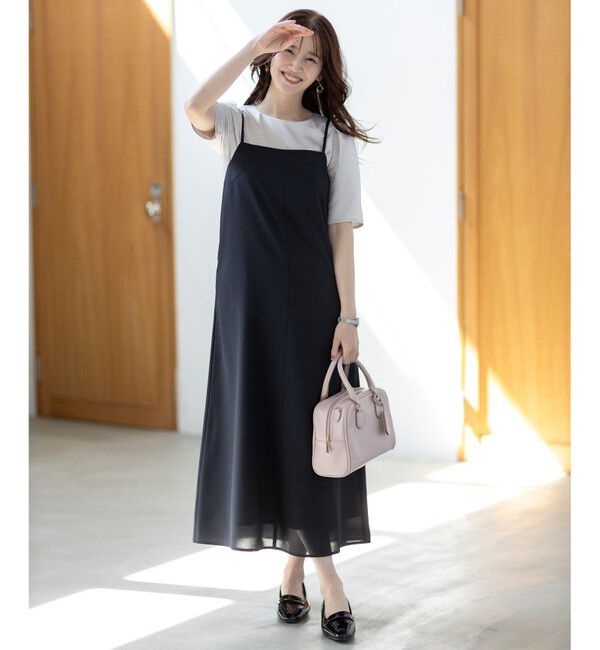 ANY SIS「【洗える】サテン プルオーバー」|Tシャツ・カットソー|