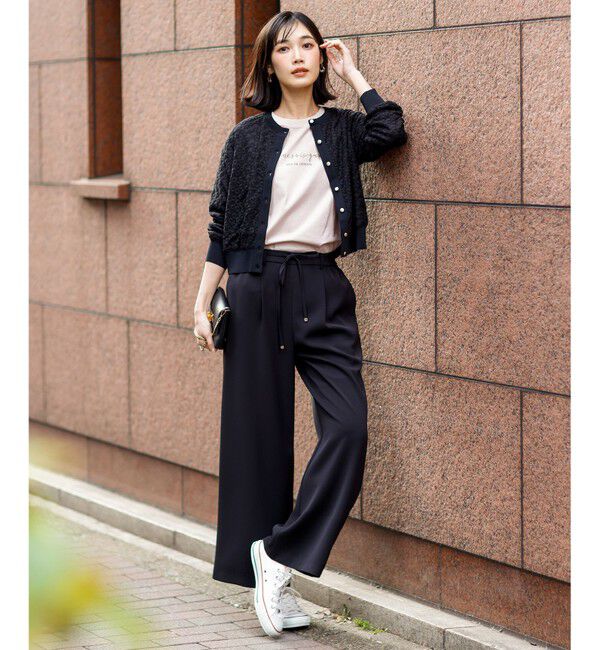 ANY SIS「ビジュープリント Ｔシャツ」|Tシャツ・カットソー|