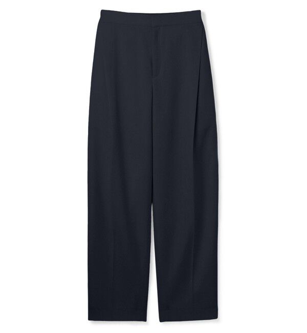 BEIGE,「BOSQUET / ウールカービータックパンツ」|その他|Navy