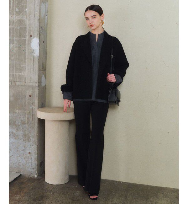 BEIGE,「【洗える・Precious掲載】DELANO / ハイストレッチフレアパンツ」|その他|