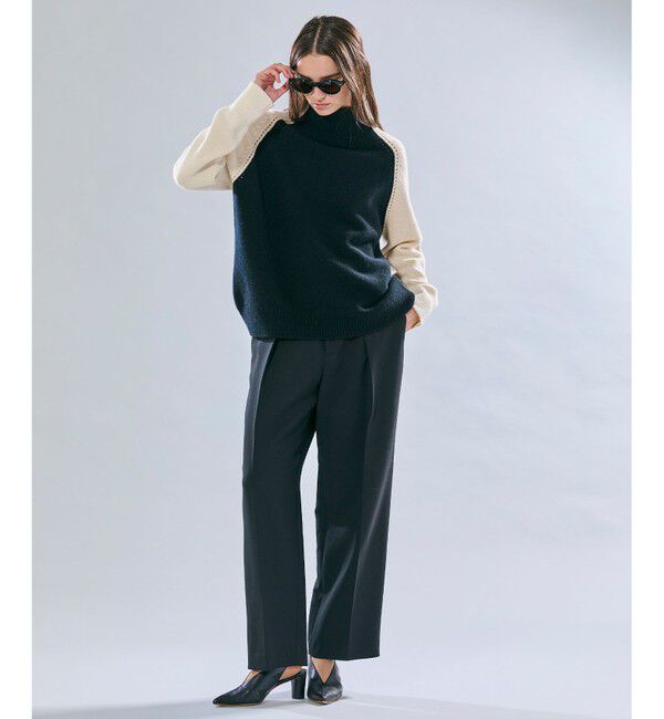 BEIGE,「WASCO / 2WAYストレッチウールタックカービーパンツ」|その他|