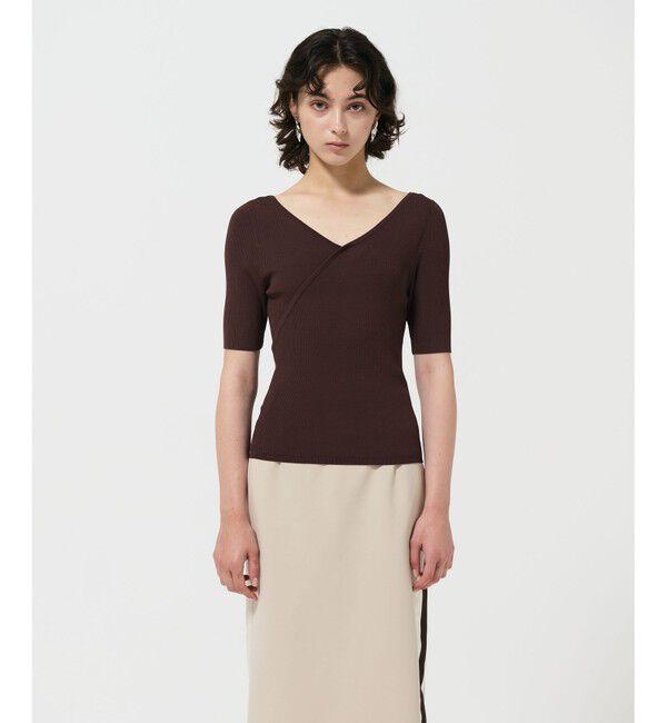 Diagram「リブカシュクールニットトップ」|その他|