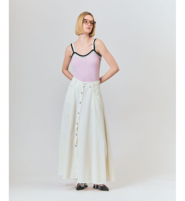 Grace Class「ツイーディーニットキャミ」|その他|ピンク