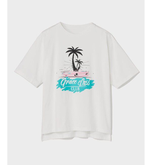 Grace Class「リゾートプリントTシャツ」|シャツ・ブラウス|
