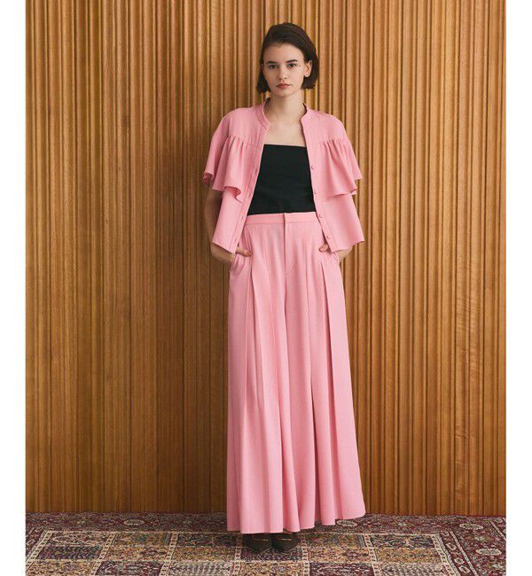 Grace Class「ボックスプリーツパンツ」|その他|ピンク