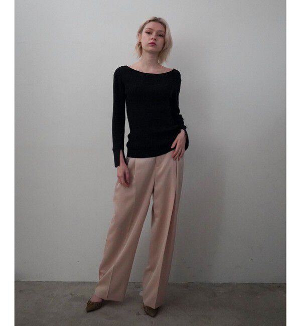 Grace Class「綿カシミヤインナートップ」|その他|ブラック