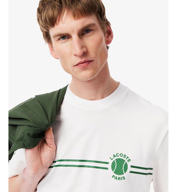 LACOSTE「テニスボールプリントTシャツ」|Tシャツ・カットソー|
