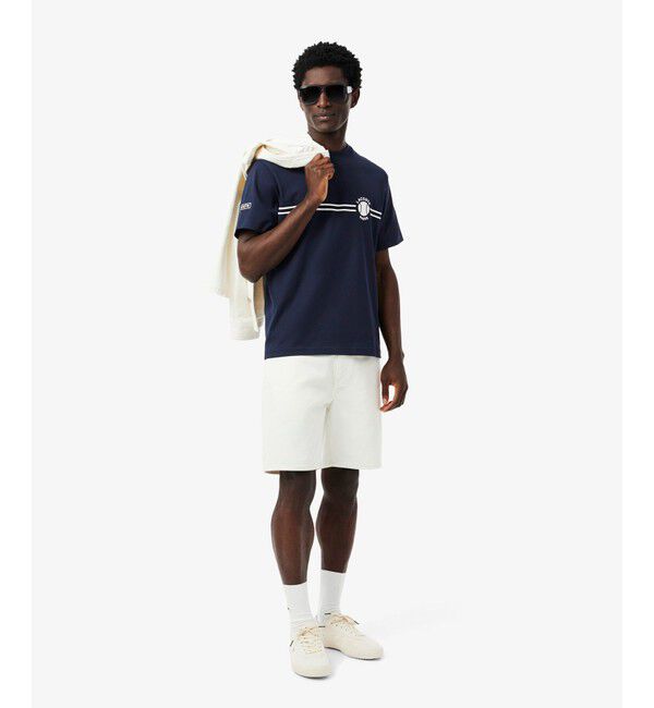 LACOSTE「テニスボールプリントTシャツ」|Tシャツ・カットソー|