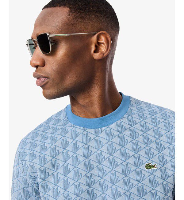 LACOSTE「モノグラムジャカードTシャツ」|Tシャツ・カットソー|