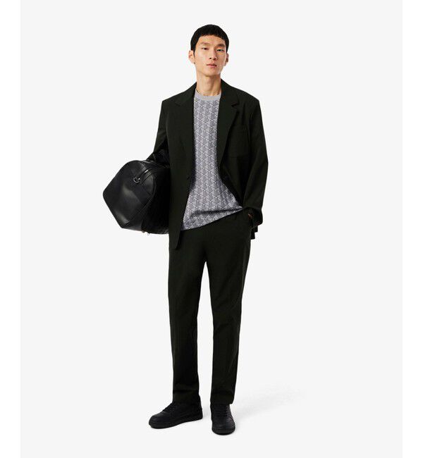 LACOSTE「モノグラムジャカードTシャツ」|Tシャツ・カットソー|