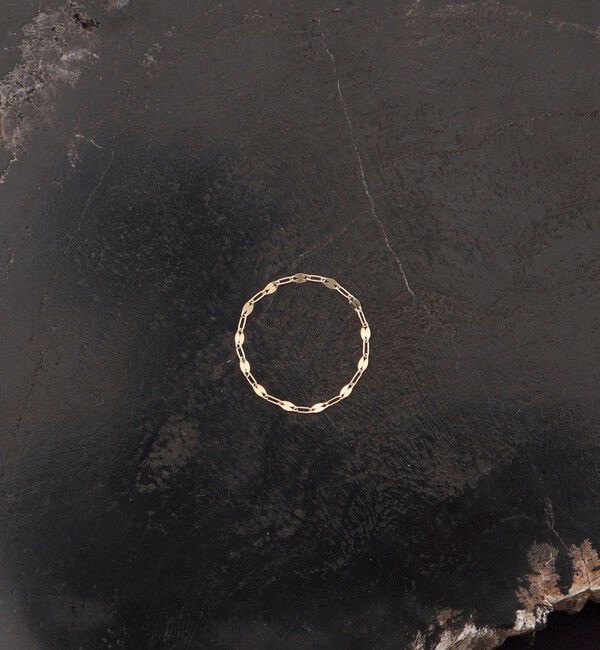 grace grace「【grace grace/グラスグラス】 10Kペタルチェーンリング-M」|リング|