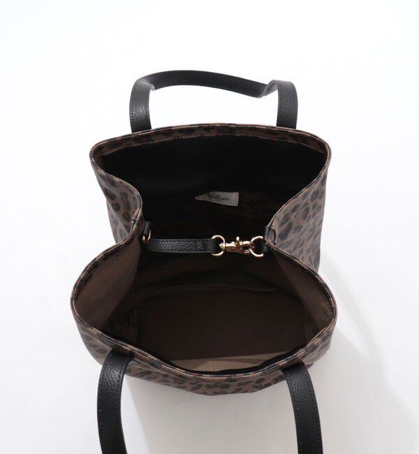 NOLLEY'S「レオパード柄縦長トートバッグ」|ショルダー・メッセンジャー|