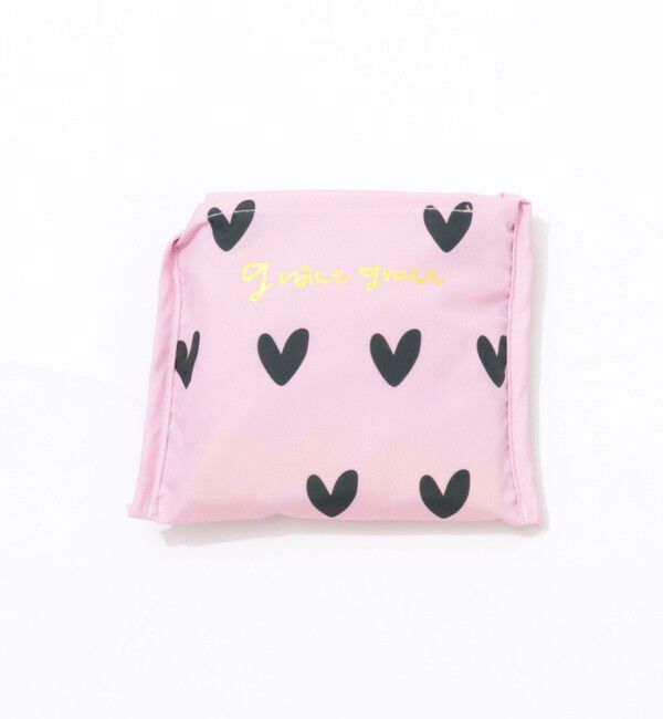grace grace「【grace grace/グラスグラス】ハートアイサブバッグ」|エコバッグ|