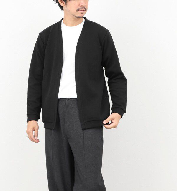 NOLLEY'S goodman「【ACTIVE SECT】《限定展開》接結ボタンレスカーディガン 25AW」|カーディガン|