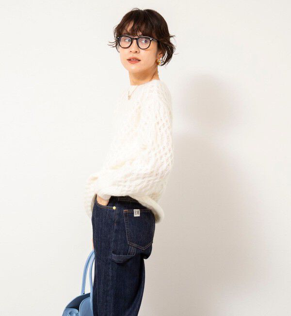 NOLLEY'S sophi「【WALANCE/ワランス】wool mohair cable boatneck top」|ニット・セーター|