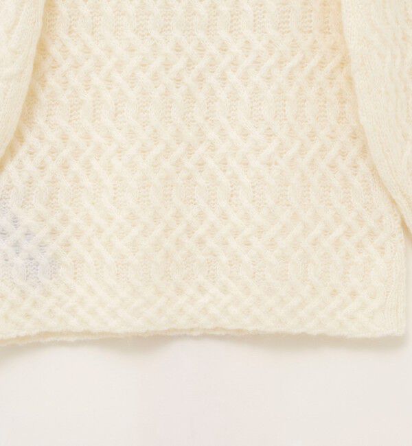 NOLLEY'S sophi「【WALANCE/ワランス】wool mohair cable boatneck top」|ニット・セーター|