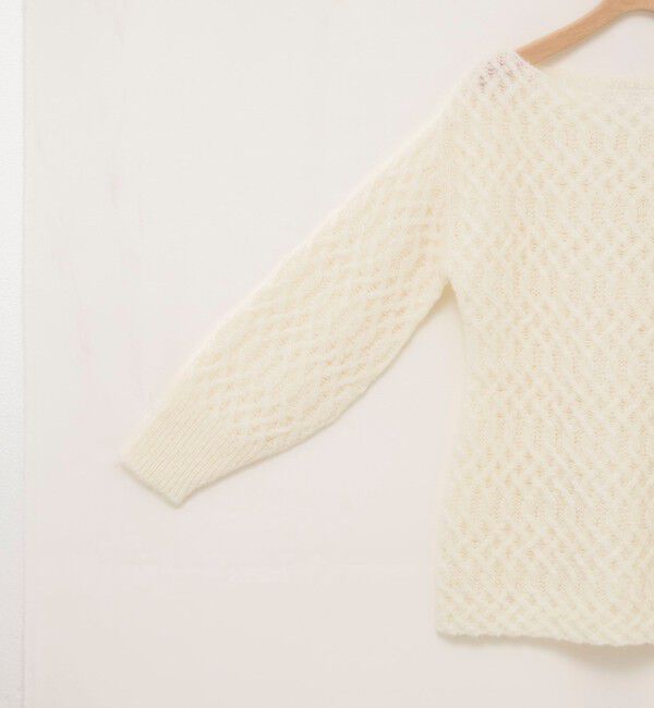 NOLLEY'S sophi「【WALANCE/ワランス】wool mohair cable boatneck top」|ニット・セーター|