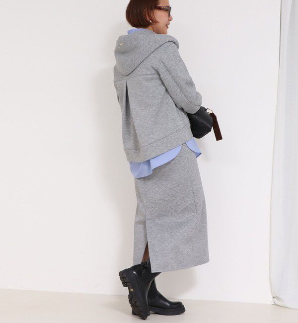 NOLLEY'S「【追加】ウォッシャブルエアボールフードブルゾン」|ブルゾン・スタジャン|