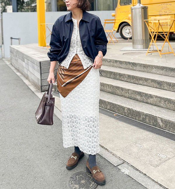 NOLLEY'S sophi「ウォッシャブルツイルライトジップアップブルゾン」|ブルゾン・スタジャン|