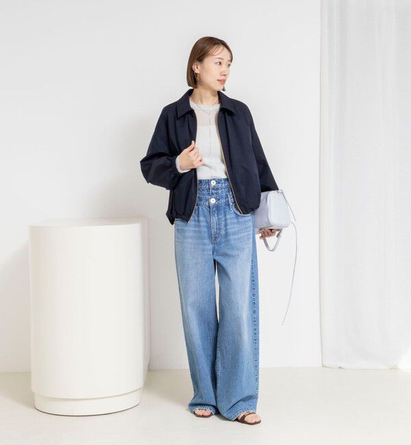 NOLLEY'S sophi「ウォッシャブルツイルライトジップアップブルゾン」|ブルゾン・スタジャン|