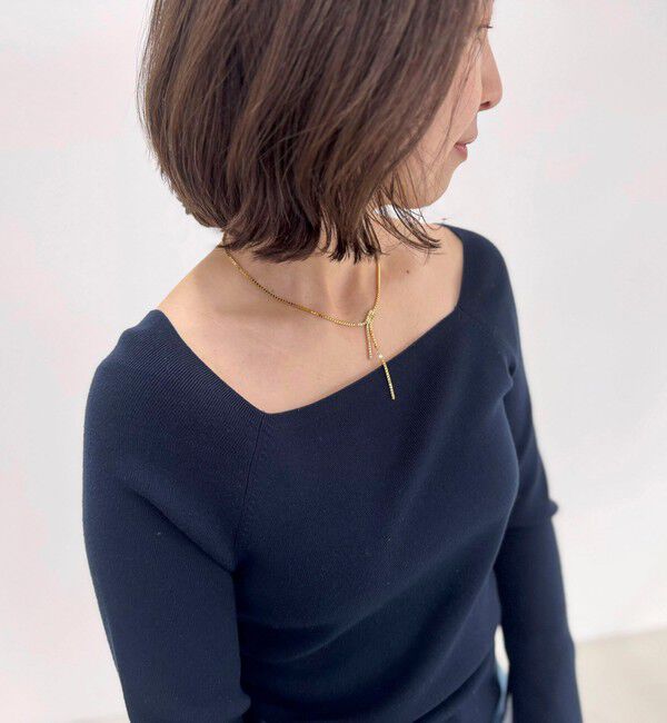 grace grace「【grace grace/グラスグラス】ドリップBOXネックレス」|ネックレス|